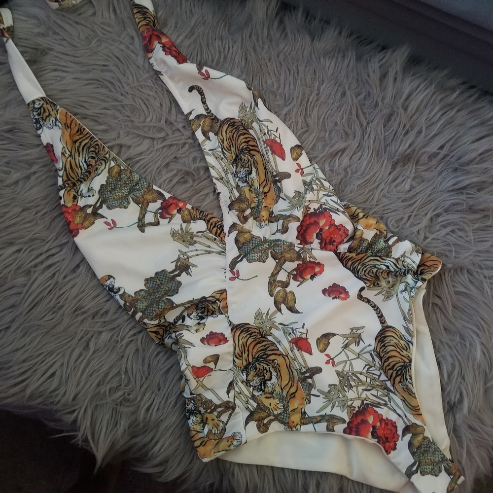 Fashion Nova Tropic Tiger Swimsuit